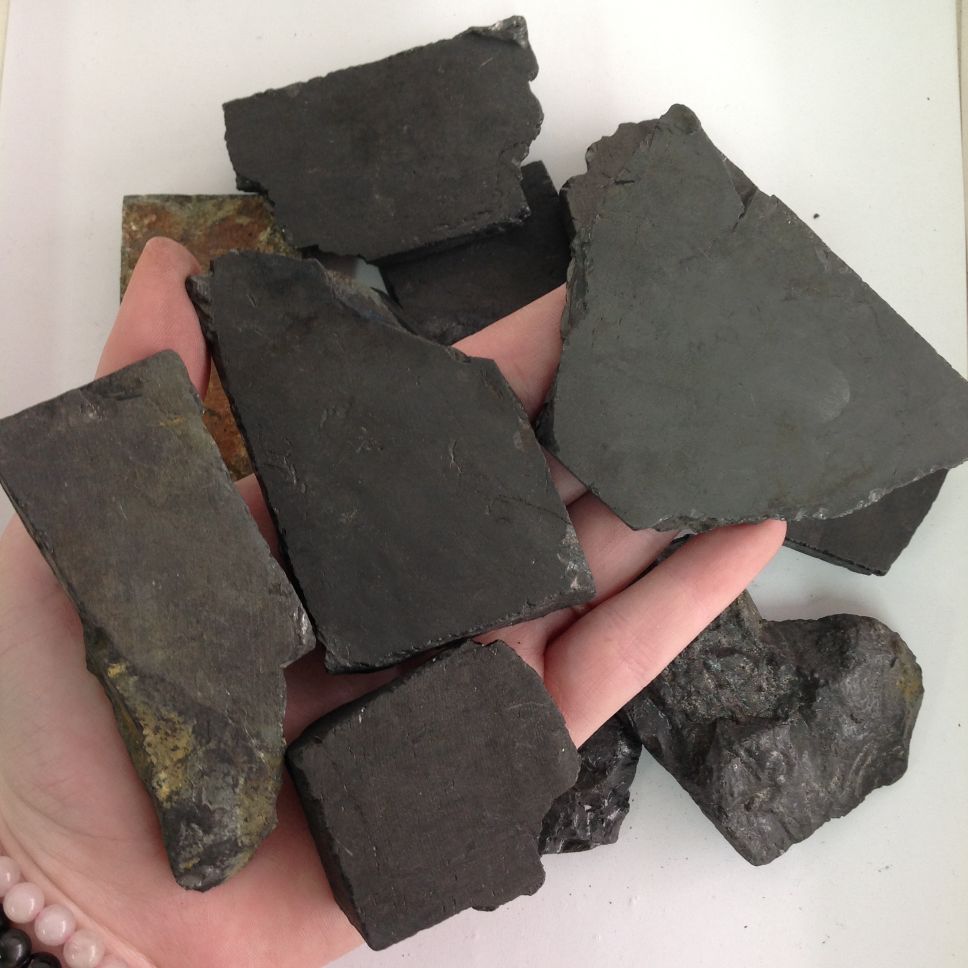 Rough - Slab - Jet - 1KG Rough - Slab - Jet - 1KG